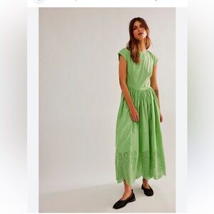 Free people laine midi dress